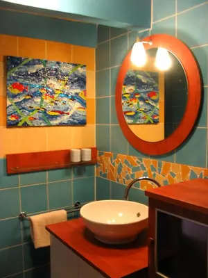 Salle de bains dans l'établissement 4 Collines