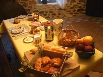 Nourriture dans le B&B/chambre d'hôtes ou à proximité