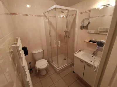 Salle de bains dans l'établissement Auberge Saint-Jean