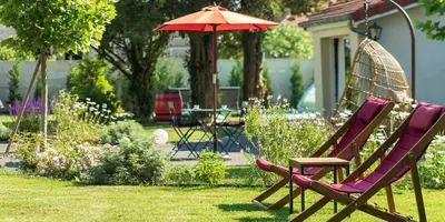 Jardin de l'établissement La Ressourçante