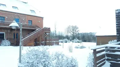 L'établissement LES LAVANDIERES DE FONTAINE - A en hiver