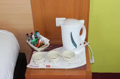Un ou plusieurs lits dans un hébergement de l'établissement Hotel Bristol