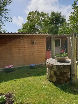 Jardin de l'établissement Petit séjour en chalet