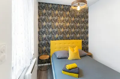 Coin salon dans l'établissement Terra logement cosy et charmant