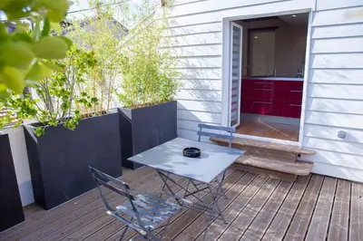 Balcon ou terrasse dans l'établissement La Petite Maison de Jane