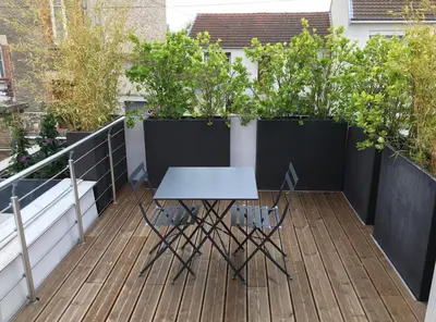 Balcon ou terrasse dans l'établissement La Petite Maison de Jane