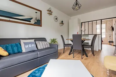 Coin salon dans l'établissement Le Fuseau de Reims