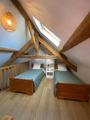 Un ou plusieurs lits dans un hébergement de l'établissement La Ferme de Fontenelle