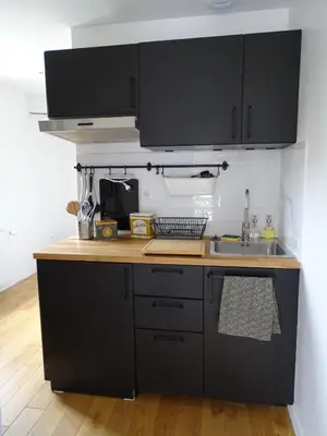 Cuisine ou kitchenette dans l'établissement Casa Juno