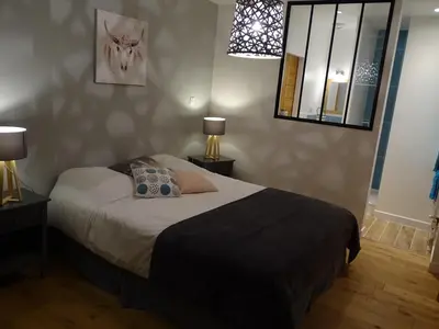 Un ou plusieurs lits dans un hébergement de l'établissement Casa Juno