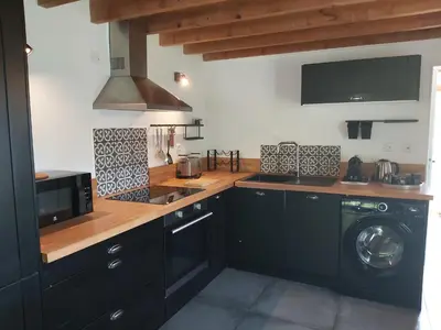 Cuisine ou kitchenette dans l'établissement Villa Cocoon