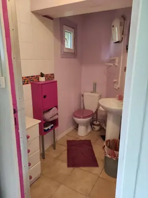 Salle de bains dans l'établissement La Désirade