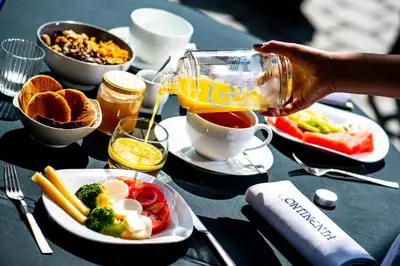 Nourriture dans l'hôtel ou à proximité