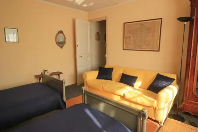 Coin salon dans l'établissement L Ancienne Ferme 17 grand rue