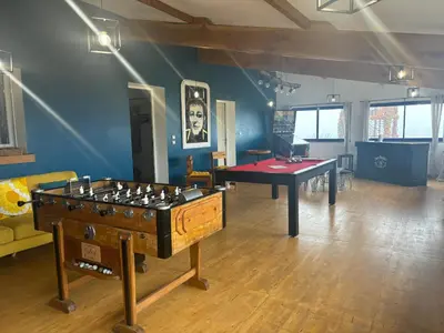 Salle de jeux dans l'établissement gîte coeur de champagne