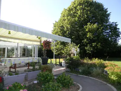 Jardin de l'établissement Maison Magdala