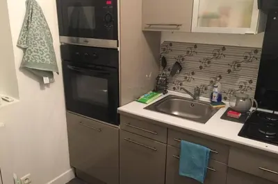 Cuisine ou kitchenette dans l'établissement F3 agréable et calme
