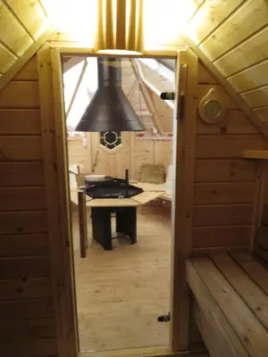 Salle de bains dans l'établissement Gîte La Volette