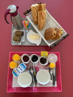 Nourriture dans la maison de vacances ou à proximité