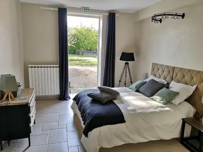 Un ou plusieurs lits dans un hébergement de l'établissement La Ferme de Valeuse
