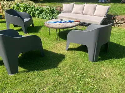 Jardin de l'établissement La Ferme de Valeuse