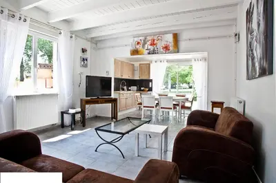 Cuisine ou kitchenette dans l'établissement Gîte les Moignottes