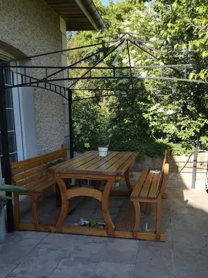 Balcon ou terrasse dans l'établissement Chez madame loic