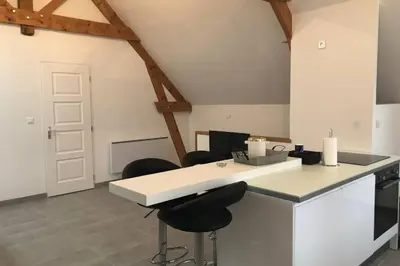 Cuisine ou kitchenette dans l'établissement la petite loge