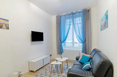 Télévision ou salle de divertissement dans l'établissement Le cosy fertois-self checkin-centre-ville