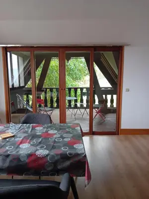 Balcon ou terrasse dans l'établissement Chambre de la Vigne