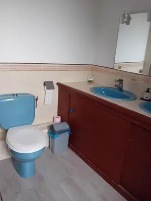 Salle de bains dans l'établissement Chambre de la Vigne