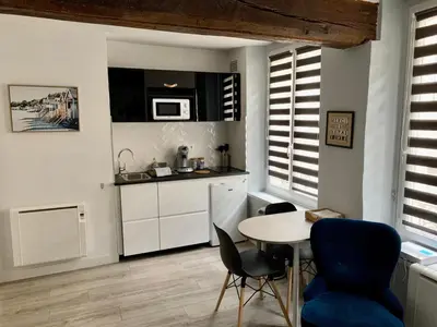 Cuisine ou kitchenette dans l'établissement L'annexe