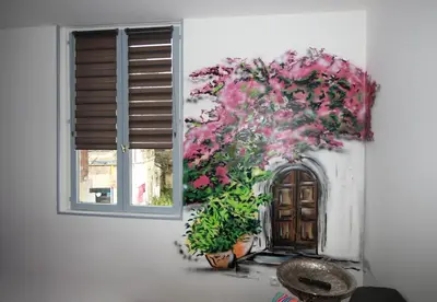 Jardin de l'établissement LA MEDINA