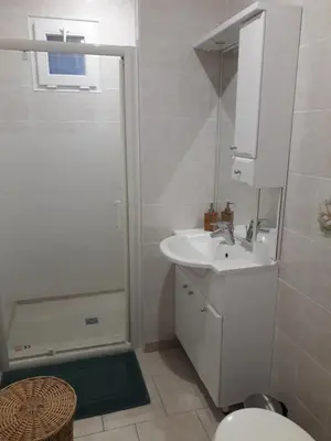 Salle de bains dans l'établissement L école buissonnière