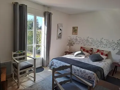 Un ou plusieurs lits dans un hébergement de l'établissement Chambre d'Elisabeth à la Ferme