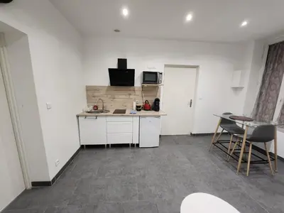 Cuisine ou kitchenette dans l'établissement Le 29