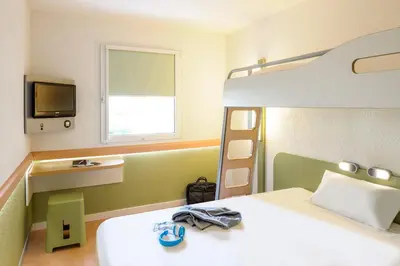 Un ou plusieurs lits dans un hébergement de l'établissement ibis budget Compiègne Centre-Ville