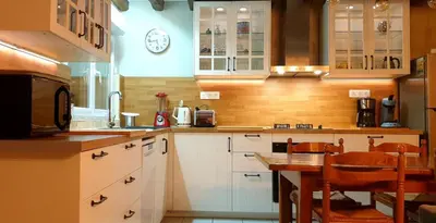 Cuisine ou kitchenette dans l'établissement Gîte Leomie - Maison en pierre au pied des vignes - Monthurel
