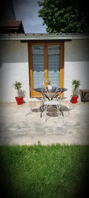 Jardin de l'établissement Le Temps d une Pause à Boursault