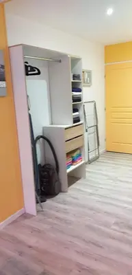 Cuisine ou kitchenette dans l'établissement La Riviera