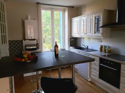 Cuisine ou kitchenette dans l'établissement Appartement 80m2 dans belle demeure