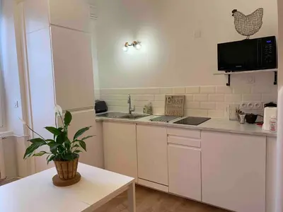 Cuisine ou kitchenette dans l'établissement Secret Garden