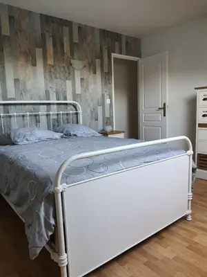 Un ou plusieurs lits dans un hébergement de l'établissement Gite Ardennes