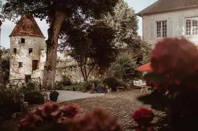 Jardin de l'établissement La Fontaine Racine - Chambres d'hôtes