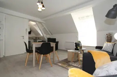 Cuisine ou kitchenette dans l'établissement Le City by EasyEscale