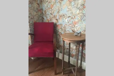 Coin salon dans l'établissement Ferme de Wichery, Gite 2-6 pers.