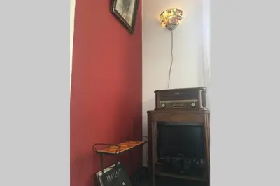 Télévision ou salle de divertissement dans l'établissement Ferme de Wichery, Gite 2-6 pers.
