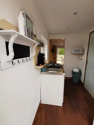 Cuisine ou kitchenette dans l'établissement Studio 8