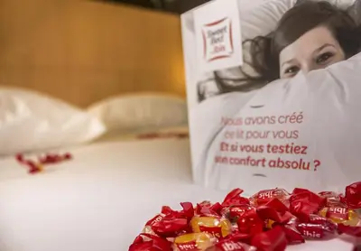 Un ou plusieurs lits dans un hébergement de l'établissement ibis Soissons