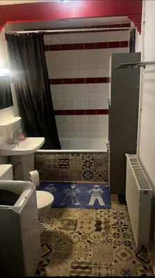 Salle de bains dans l'établissement le Gite de illian